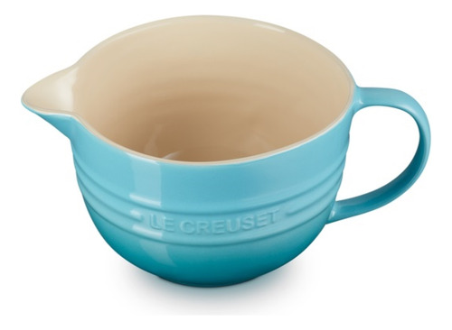 Bowl De Preparo Le Creuset 2l Em Ceramica Utensilio Cozinha Cor Azul Caribe