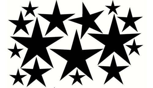 Adhesivo Para Pared Diseño Estrella 16 Unidad 2 8  Color