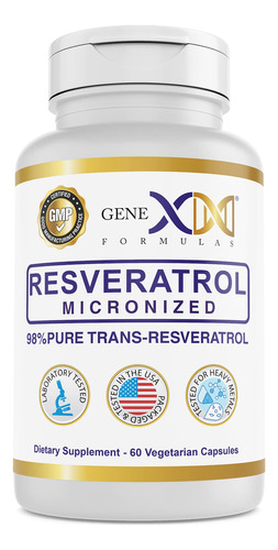 Genex Suplemento De Resveratrol, 98% Puro Trans-resveratrol