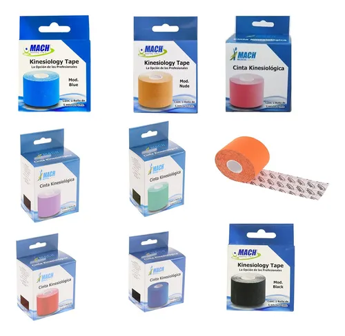 comprar 50 Cintas Kinesiologicas Mach Vendaje Neuromuscular Tape