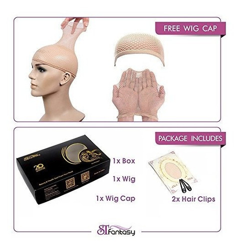 Stfantasy Finger Wave Peluca Rubia Bob Corto Rizado Para Muj