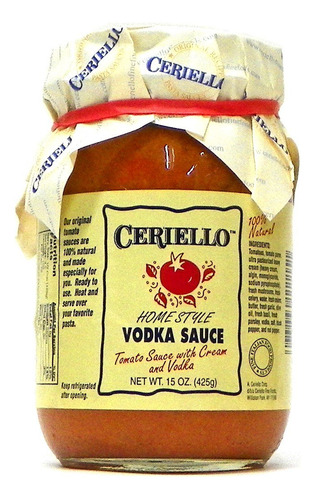 Ceriello Salsa De Vodka Homestyle - 15 Oz (paquete De 4)