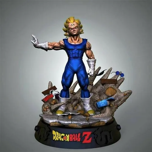 Dragon Ball Majin Vegeta Big Bang Stl Obj Impresión 3d (Usado)