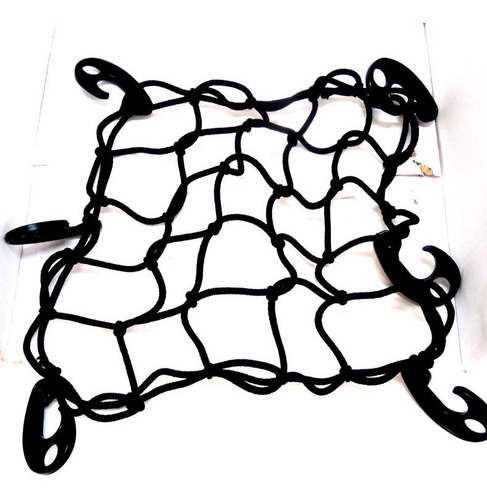 Imagen 1 de 2 de Red Pulpo Reforzada Gancho Plast Moto 40 X 40 Centro Motos