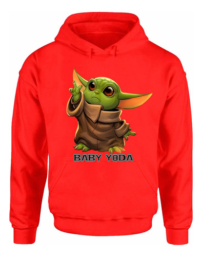 Polerón Canguro Baby Yoda Star Wars, Niños, Jóvenes, Adultos