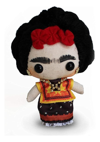 Frida Khalo Llavero Ideal Para Decorar  Bolsa Mochila 13cm 