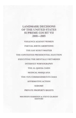 Libro Landmark Decisions Of The United States Supreme Cou...
