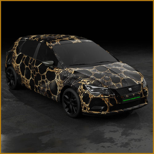 20 Metros Vinil Wrap Automotriz Deportivo Snake Python