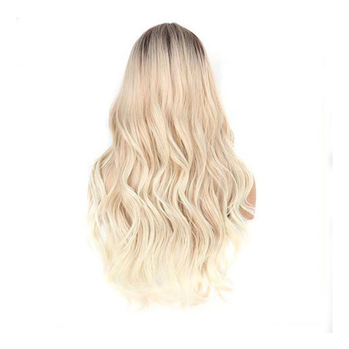Imagen 4 de 8 de ! Peluca 60cm Rubio Oscuro Pelo Liso Color Natural !