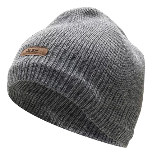 Gorro Tejido Piuke Polar Unisex Abrigo Invierno 61422 Gris