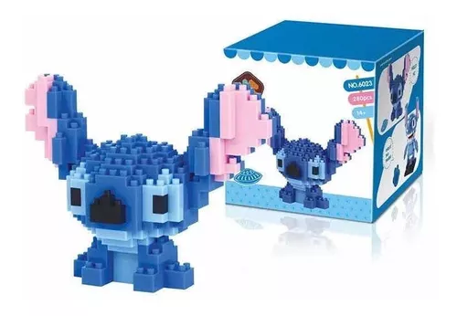 Mini Bloques Tipo Lego Stitch Figura 3d Armable