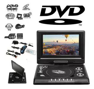 Reproductor De Vídeo Dvd Tv Portátil Para Coche 9.8in