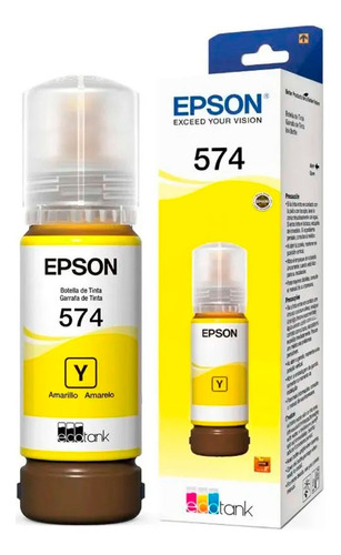 Tinta Yellow Original T574 Epson Para L18050 L8050