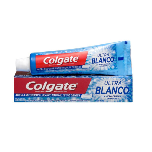 Imagen 2 de 3 de Pasta dental Colgate Ultra Blanco en crema 90 g