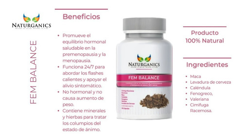 Fem Balance Auxiliar Síntomas De Menopausia