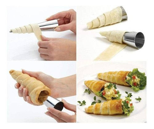 De Conos De Pastelería 16 Piezas + Cepillo De Limpieza