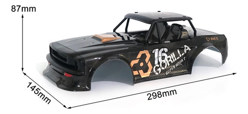 3 Carcasa De Cuerpo Pintada Para Sg-1604 1:16 Scale Rc