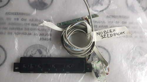 Botonera, Receptor Ir Tv Led Noblex 32ld846ht (Usado)