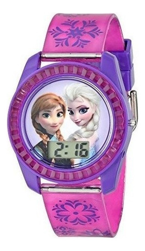 Reloj Digital Para Niños Frozen De Disney Con Elsa Y Anna E