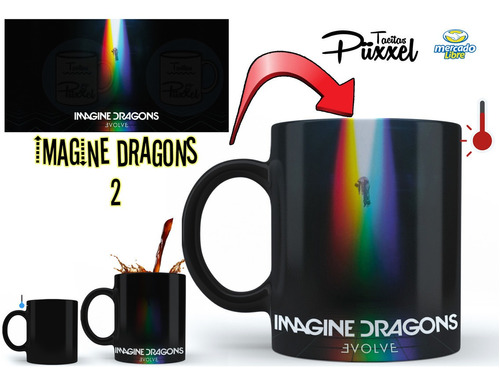 Taza Mágica Grupo  Imagine Dragons Rock El Mejor Regalo Mod2