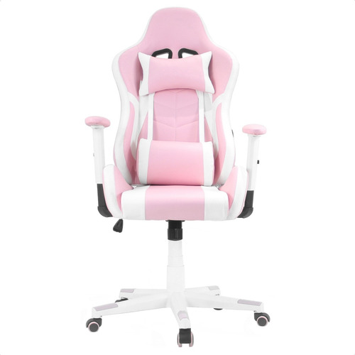 Cadeira Computador Gamer Giratoria Com Braço Best G700 Cor Rosa Material Do Estofamento Espuma Laminada