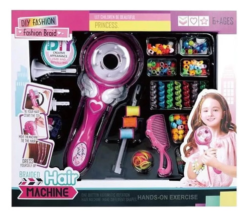 Trenzador De Cabello Completo Con Bijouterie Y Apliques