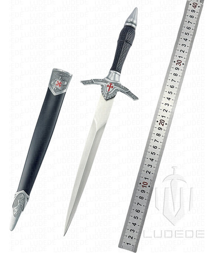 Daga Medieval Cruzados Acero Crusaders Espada Filo Real