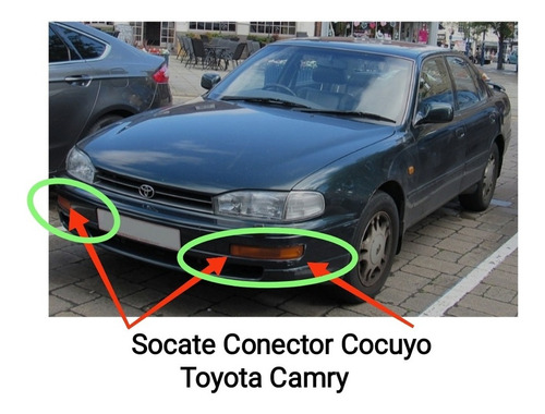 Socate Conector Cocuyo Parachoque Delan Toyota Camry 92/96 