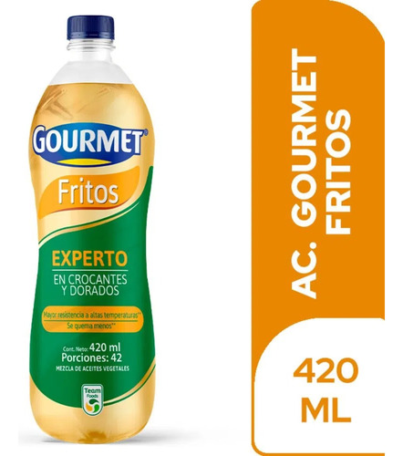 Aceite Gourmet Fritos X 420 Ml - L a $19
