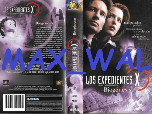 Los Expedientes X The X-files Vhs Biogenesis
