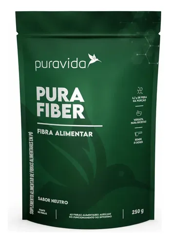 Fibra Alimentar Pura Fiber Puravida 250g
