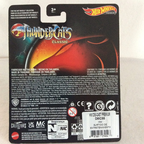 Hot Wheels Thunder Tank Premium Thunder Cats Classic Origina