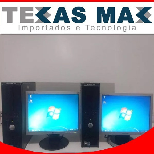 Lote C/05 Computadores Dell Dual Core + Monitor 15 Hd 160
