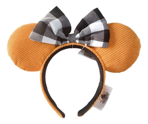 Orejas Disney Minnie Mouse Color Naranja Original Disneypark Naranja Oscuro