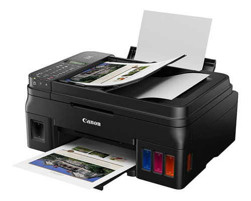 Impresora Multifuncional Canon Pixma G4110 Inalámbrica Color Negro