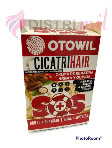 Imagen 4 de 7 de Cicatrihair Crema De Keratina Argan Y Quinoa Caja X24u
