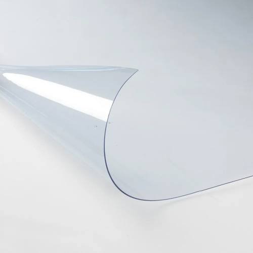 Imagen 1 de 4 de Plástico Pvc Cristal Mica 200 Transparente Rollo 1m X 1.5m