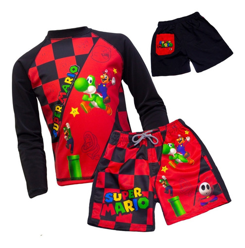 Conjunto De Niños De Mario Y Amigos 