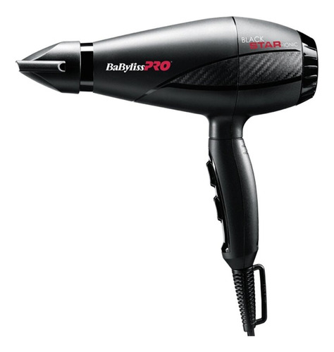 Secador de pelo BaBylissPRO Black Star BAB6200 negro 220V