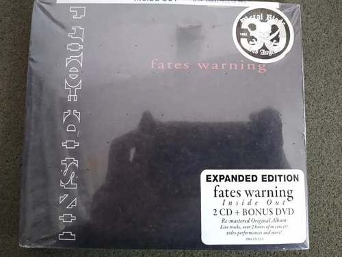 Fates Warning  Inside Out ( Cd Digipak 2cd+1dvd Sellado