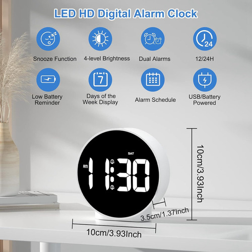 /para Reloj Despertador Digital S1, Despertador De Viaje,