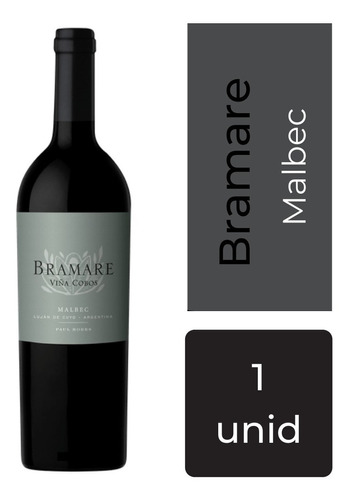 Vino Bramare Malbec Lujan De Cuyo 750 Ml Mp Drinks