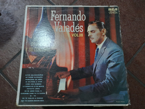 Lp Fernando Valdés Vol Iii En Acetato,long Play