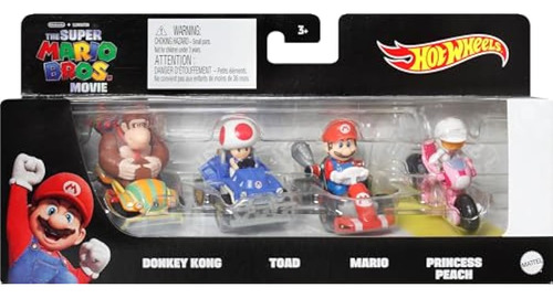 Hot Wheels Mario Kart - Paquete De 4