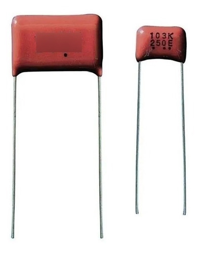 Kit 10 Capacitor De Película 400vcc 0.22uf 10% Panasonic