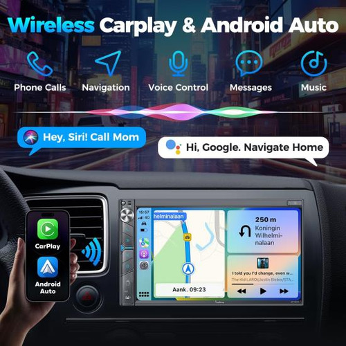 Sjoybring Upgrade Estéreo Inalámbrico Para Automóvil De Dobl