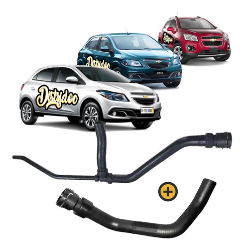 Kit Mangueras X2 Calefaccion Chevrolet Onix Prisma Spin  