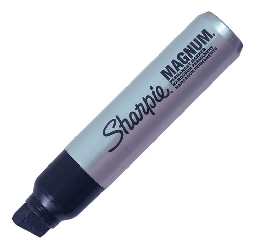 Caneta Marcador Permanente Sharpie Magnum Chanfrada Preto