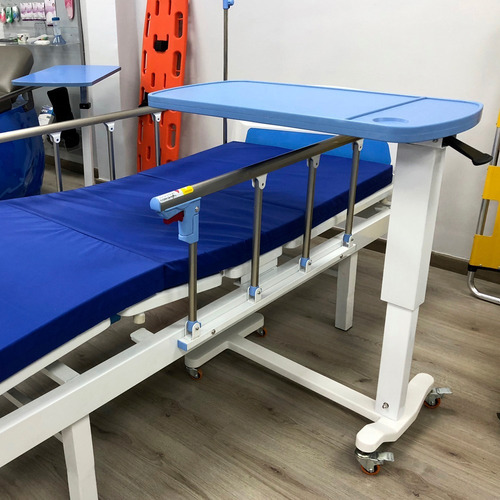 Mesa De Catre Hospitalario Con Ruedas Regulable Para Comer