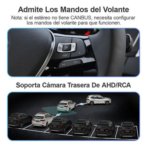Estereo Mitsubishi Lancer 08-13 Carplay 2+32 Android14+ Base